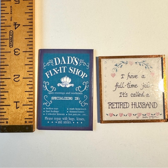 Fix-It Dad magnet, Retired husband magnet - Picture 5 of 7